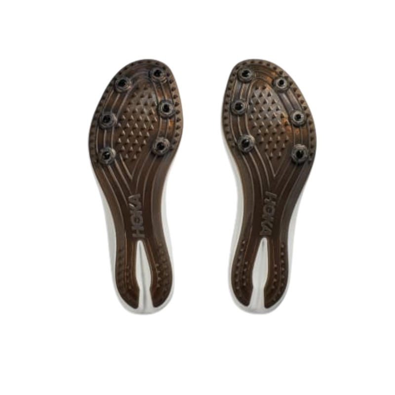 Hoka Crescendo MD Spikes in Black / White-1